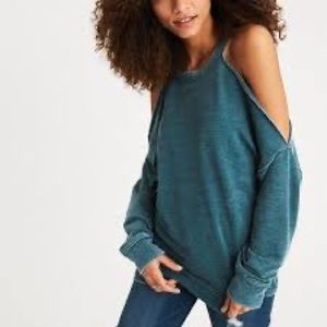 American eagle outfitters cold shoulder sweatshirt XL